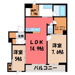 クオリスタ今泉の物件間取画像